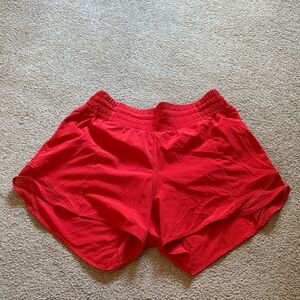 Lululemon Red Women's Athletic Shorts